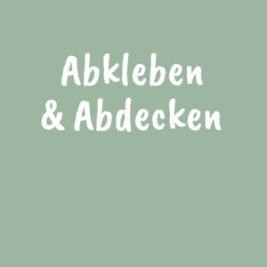 Abkleben und Abdecken