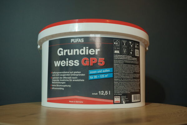 Pufas Grundierweiss GP5 12,5 Liter