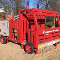 Spielplatz Feuerwehr Kraul mit einzA Aqua-Kompaktlasur